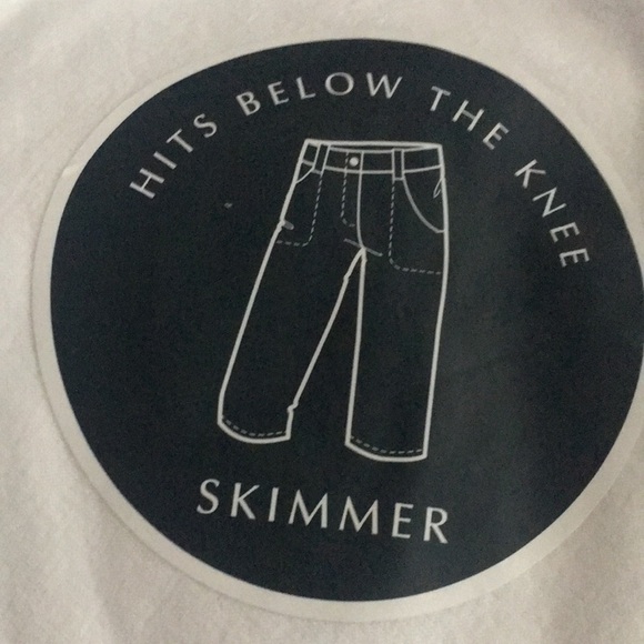 Karen Scott White Comfort Waist High Rise Skimmer Shorts S Small Modest - Picture 10 of 11